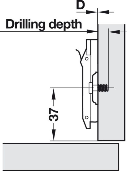 Salice Mounting Plates - with Pre-mounted Screws and Expanding Dowels - Image 2