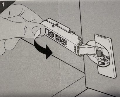Blum Opening Angle Limiter For 110 Degree Blumotion Hinge 70T35 - Image 2