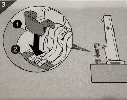 Blum Opening Angle Limiter For 110 Degree Blumotion Hinge 70T35 - Image 4