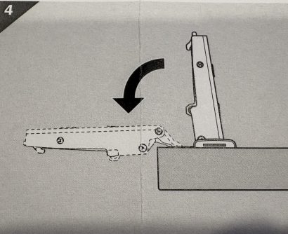 Blum Opening Angle Limiter For 110 Degree Blumotion Hinge 70T35 - Image 5